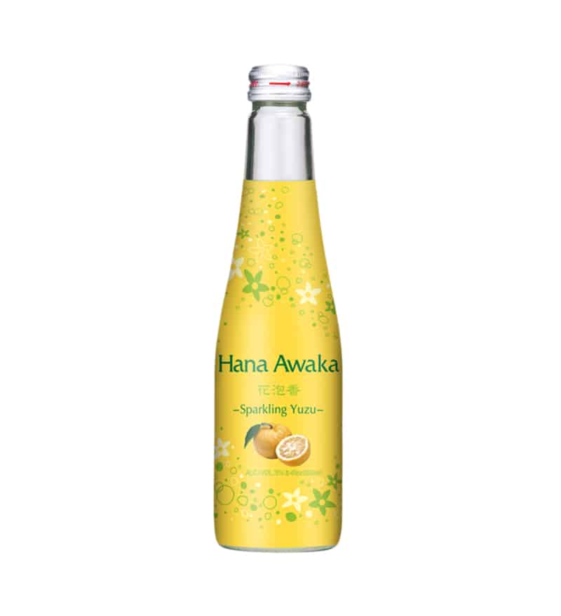 OZEKI HANA AWAKA SPARKLING YUZU SAKE 250 ML x 12 BOTTLES Umeshuthai