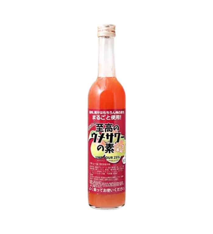 JAPANESE CRAFTS FRUIT COCKTAILS BASE UME SOUR 500 ML Umeshuthai 梅酒タイ