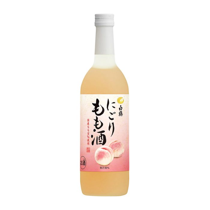HAKUTSURU NIGORI PEACH SAKE 700 ML